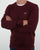 Lacoste Crew Neck Sweatshirt Deep Red Marl