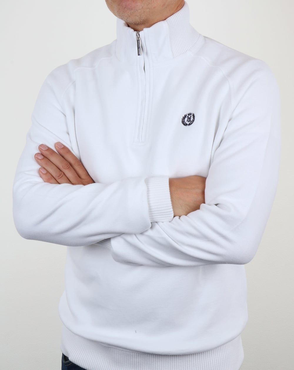 Henri Lloyd Rednor Half Zip Sweat White