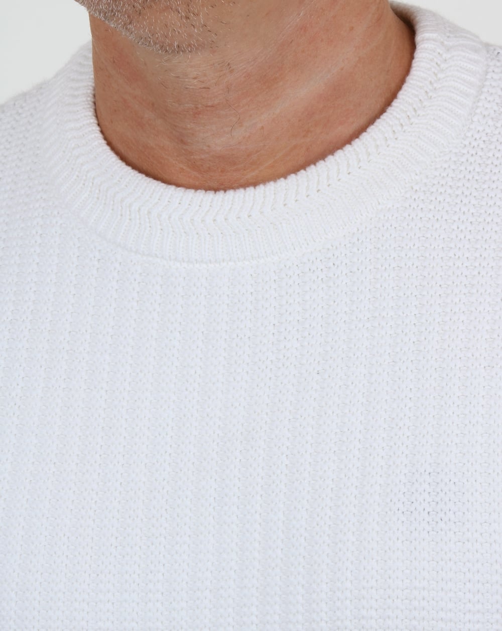 Henri Lloyd Felsted Crew Neck Knit White