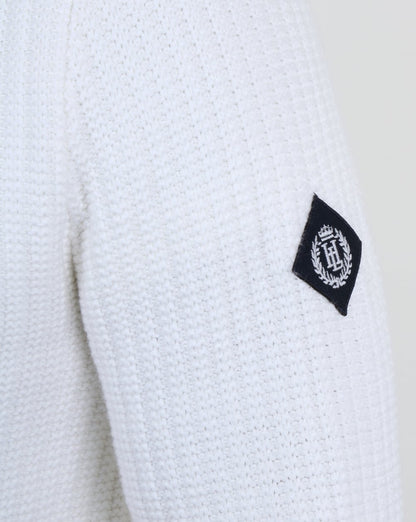 Henri Lloyd Felsted Crew Neck Knit White