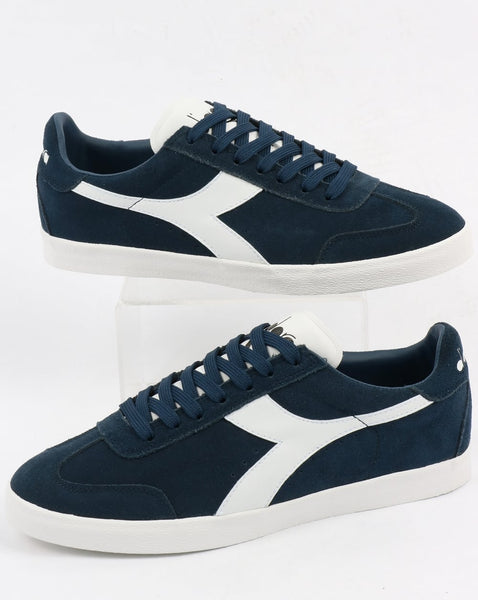 Diadora B Original VLZ Trainers Blue Denim/White