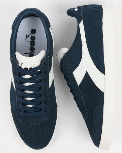 Diadora B Original VLZ Trainers Blue Denim/White