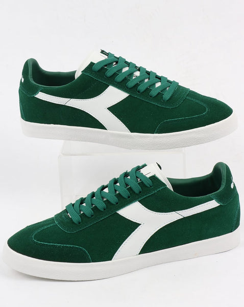 Diadora B Original VLZ Trainers Posy Green/White