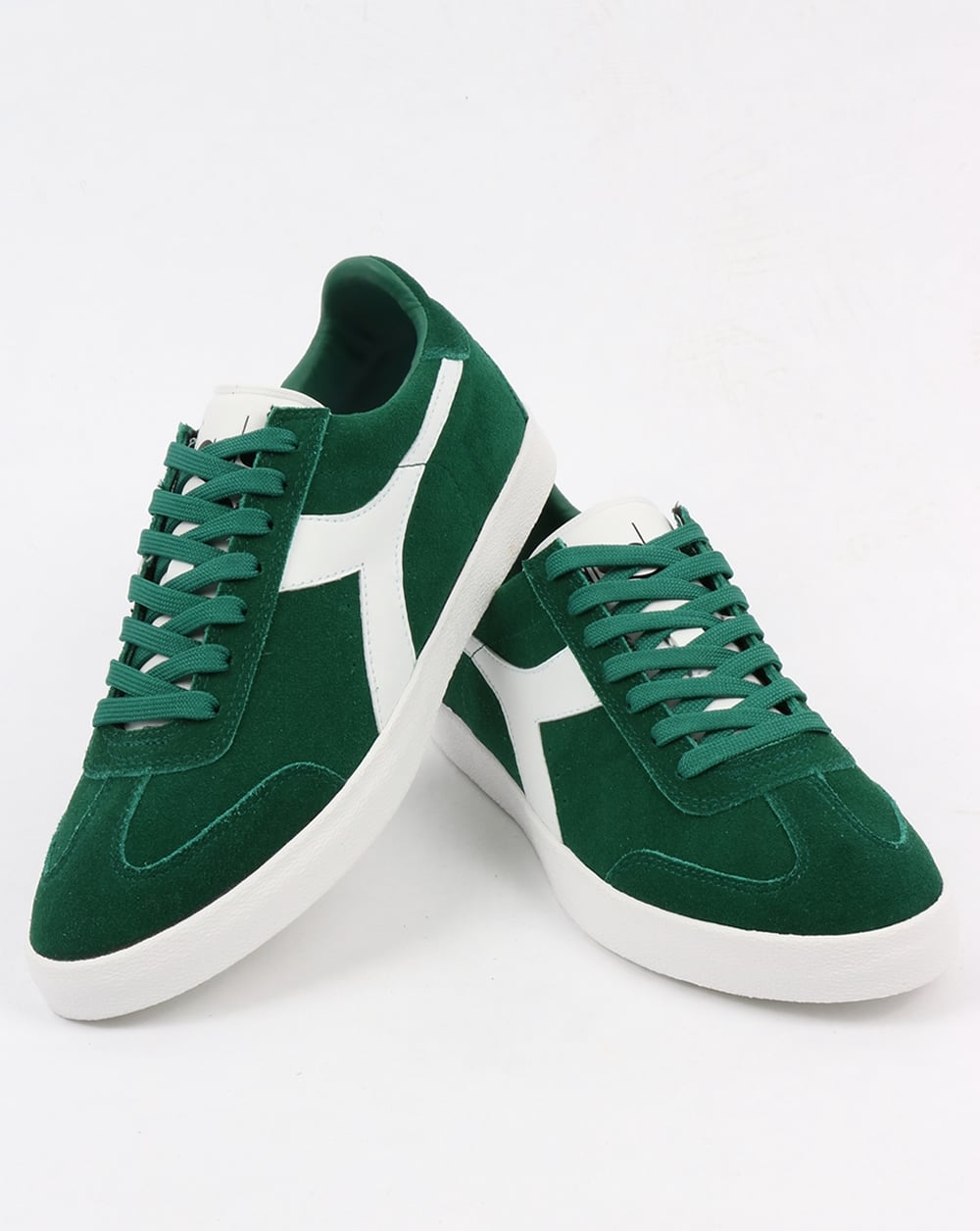 Diadora B Original VLZ Trainers Posy Green/White