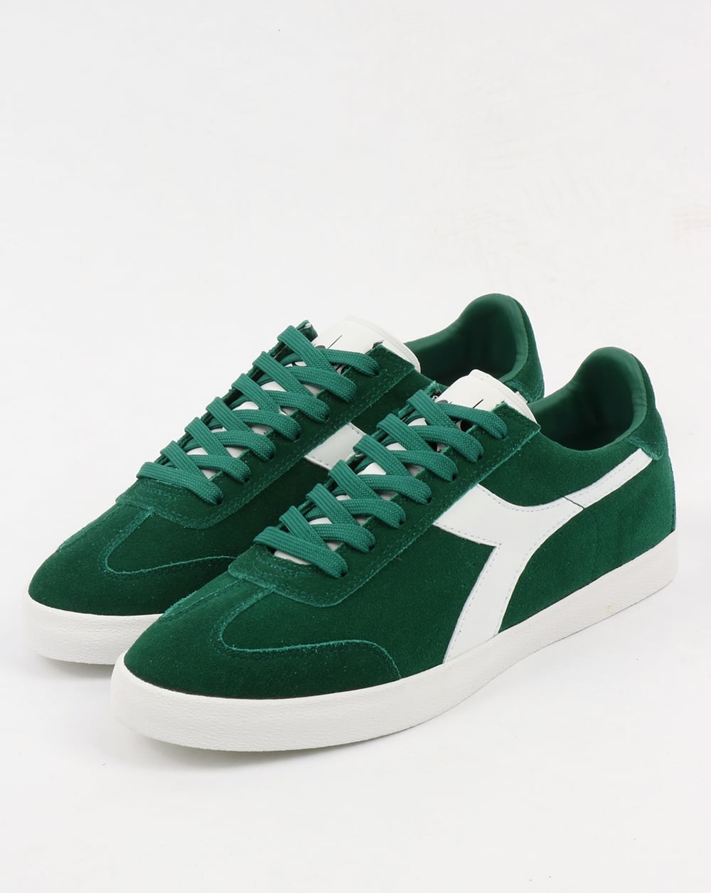 Diadora B Original VLZ Trainers Posy Green/White