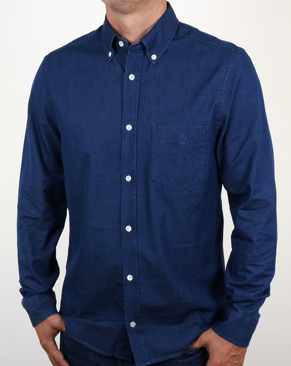 Aquascutum Redmond Denim Shirt Indigo