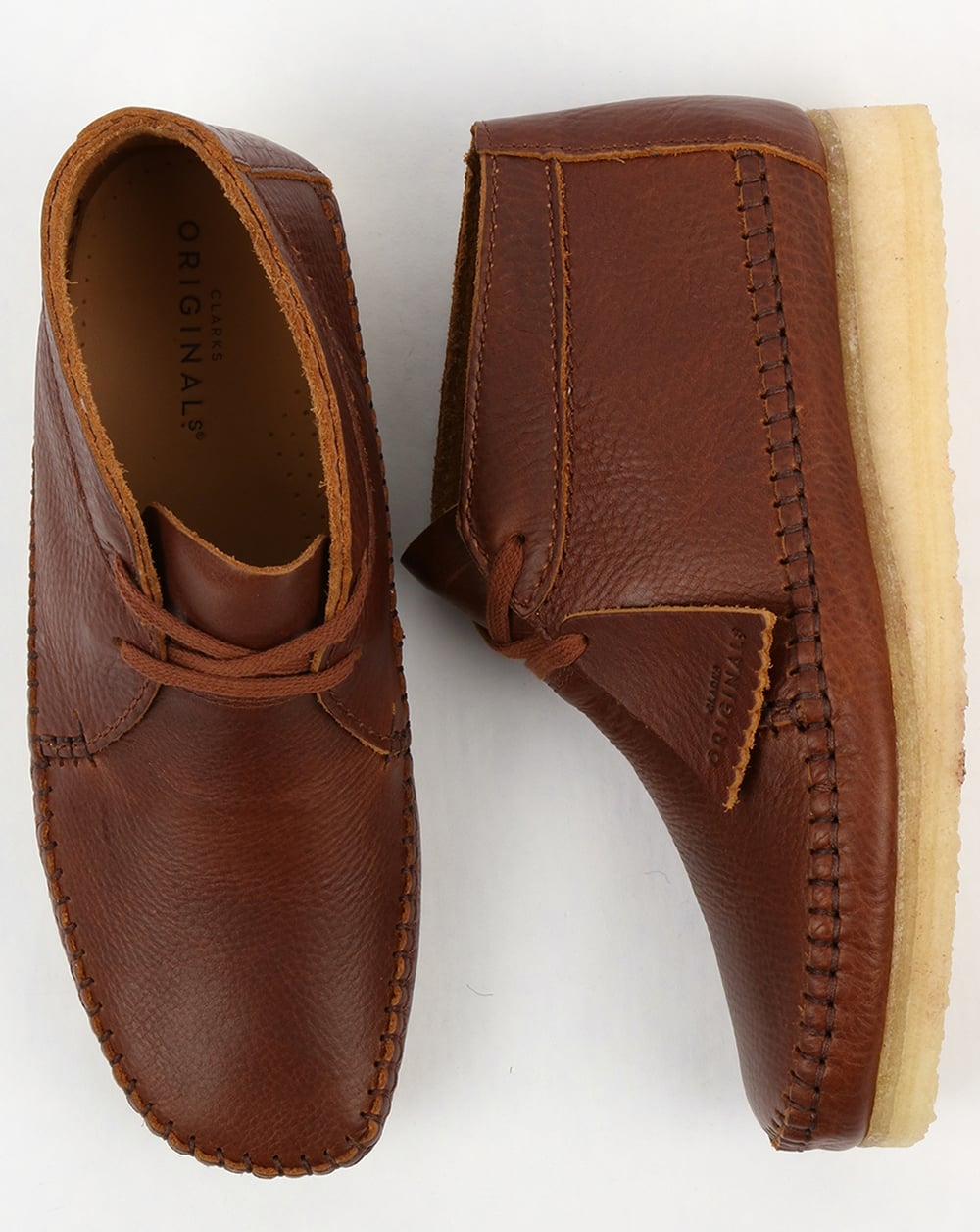 Clarks Originals Weaver Boot Tan Leather