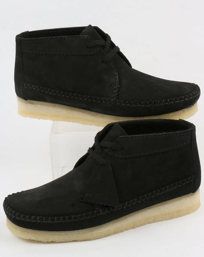 Clarks Originals Weaver Suede Boot Black
