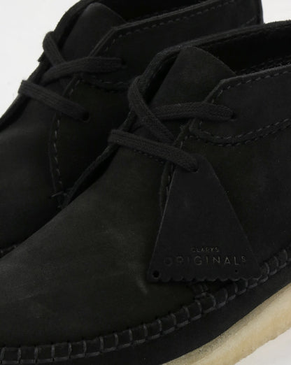 Clarks Originals Weaver Suede Boot Black