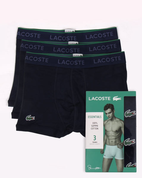 Lacoste Triple Pack Boxer Shorts Navy