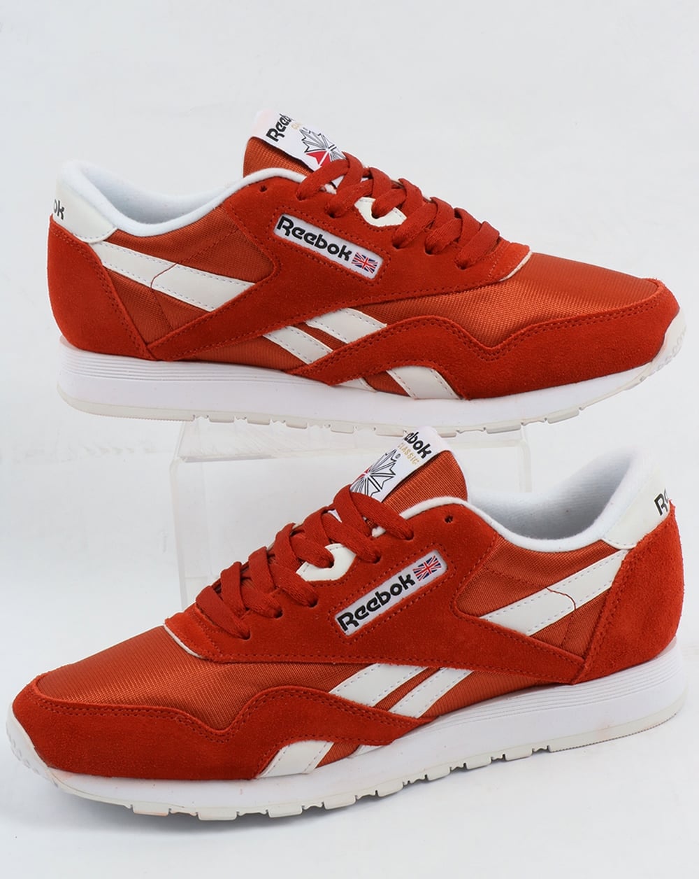 Reebok Classic Nylon Trainers Burnt Orange