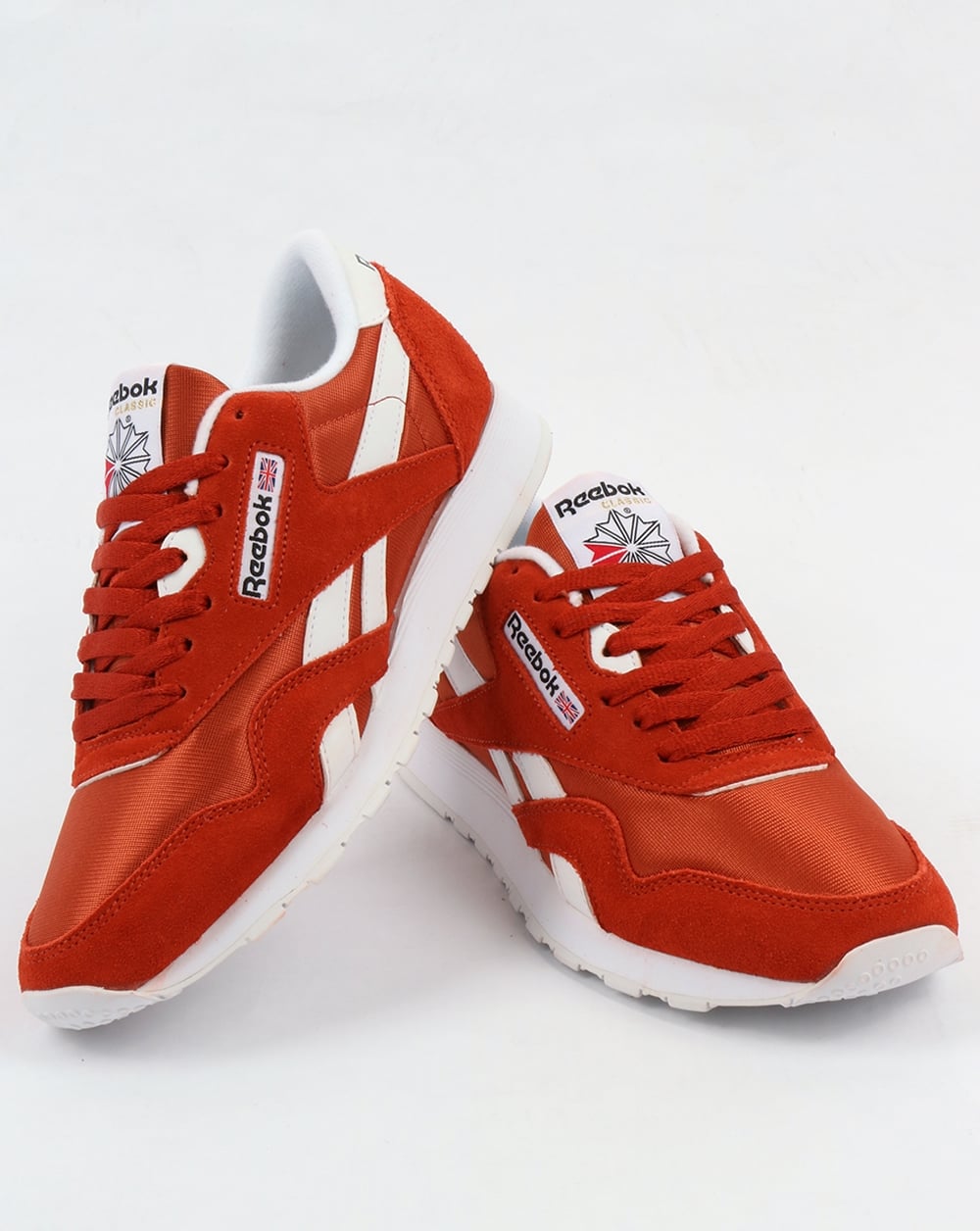 Reebok Classic Nylon Trainers Burnt Orange