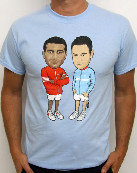 80s Casual Classics The Business Illustration T-shirt Sky Blue