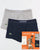 Lacoste Twin Pack Boxer Shorts Navy/Grey
