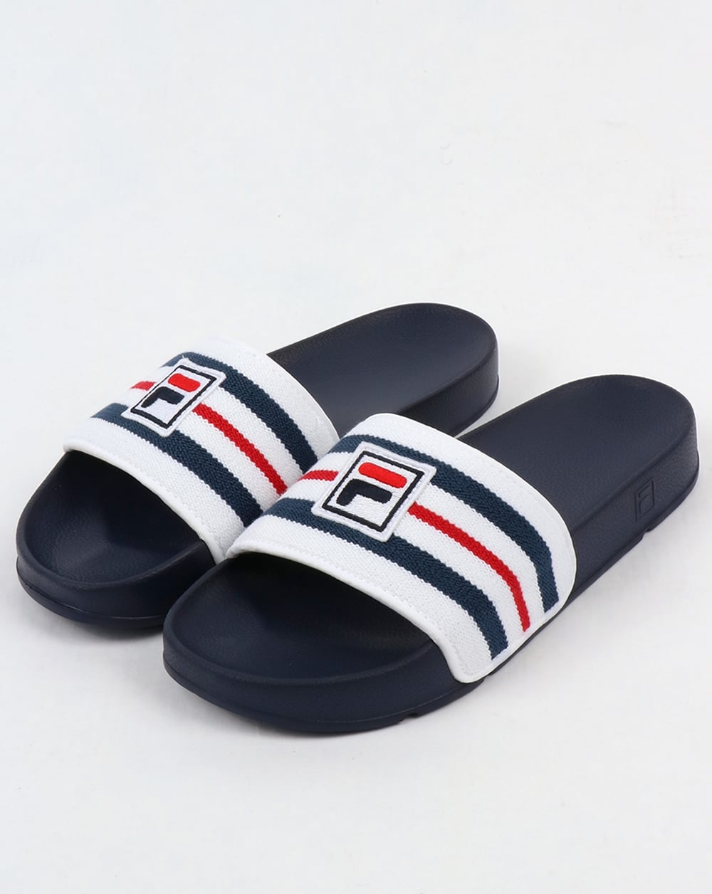 Fila Vintage Drifter Premium Sliders Navy/white/red