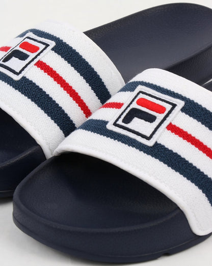 Fila Vintage Drifter Premium Sliders Navy/white/red