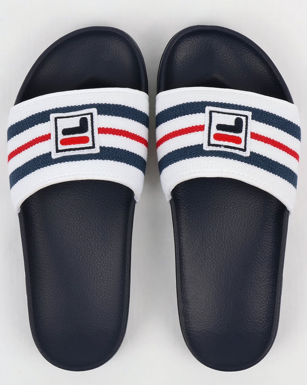 Fila Vintage Drifter Premium Sliders Navy/white/red