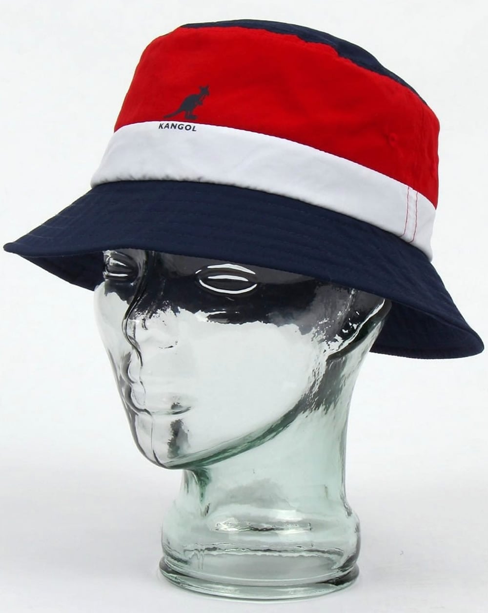 Kangol Bold Stripe Bucket Hat Navy
