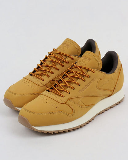 Reebok Classic Leather Rippler Trainers Golden Harvest/Grey