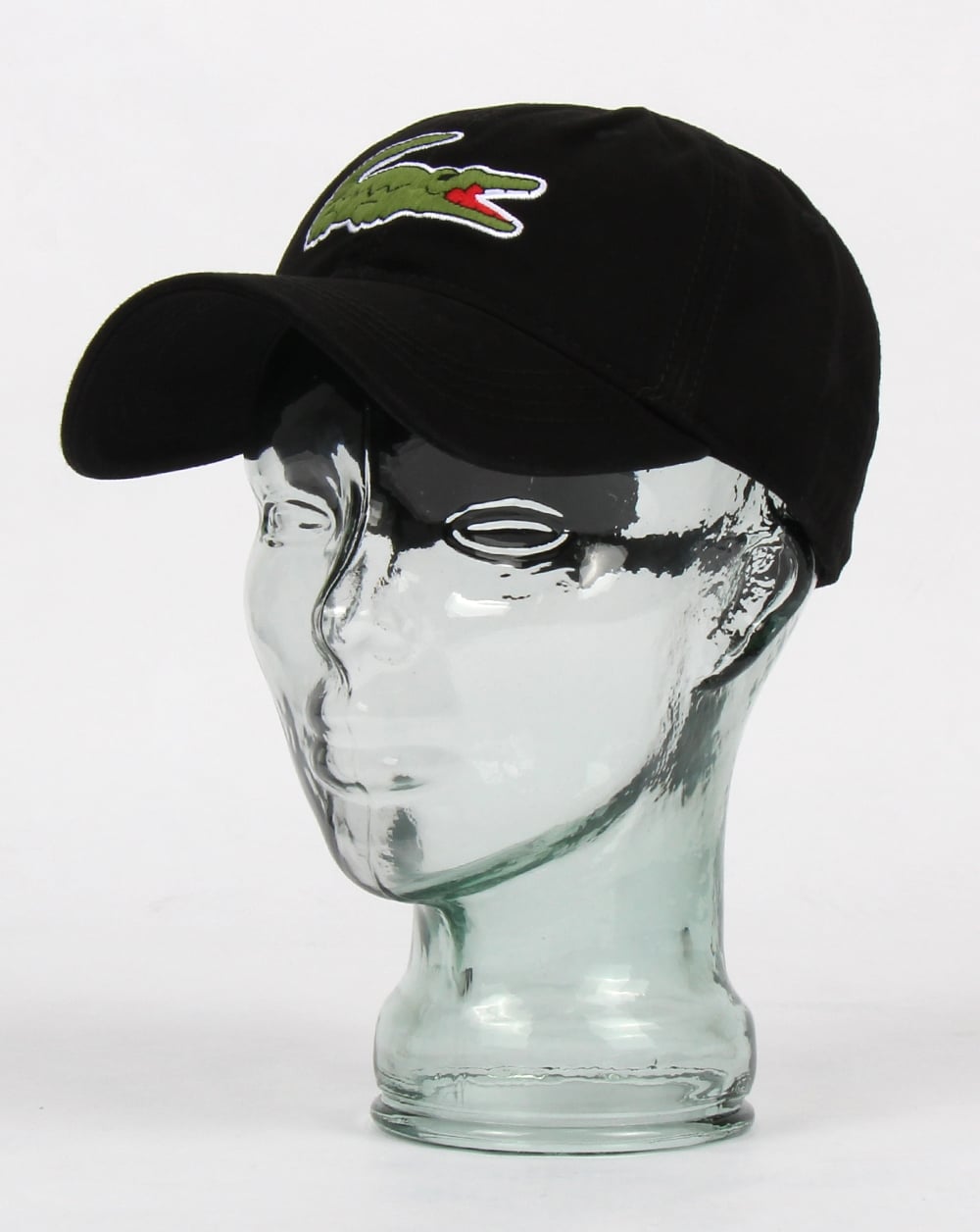Lacoste Oversized Croc Cap Black