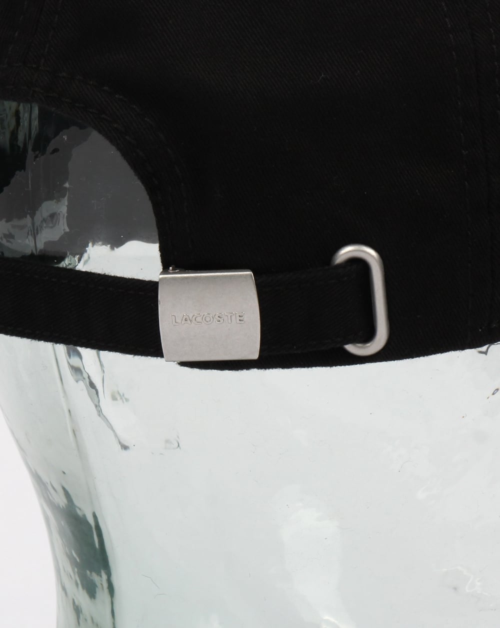 Lacoste Oversized Croc Cap Black