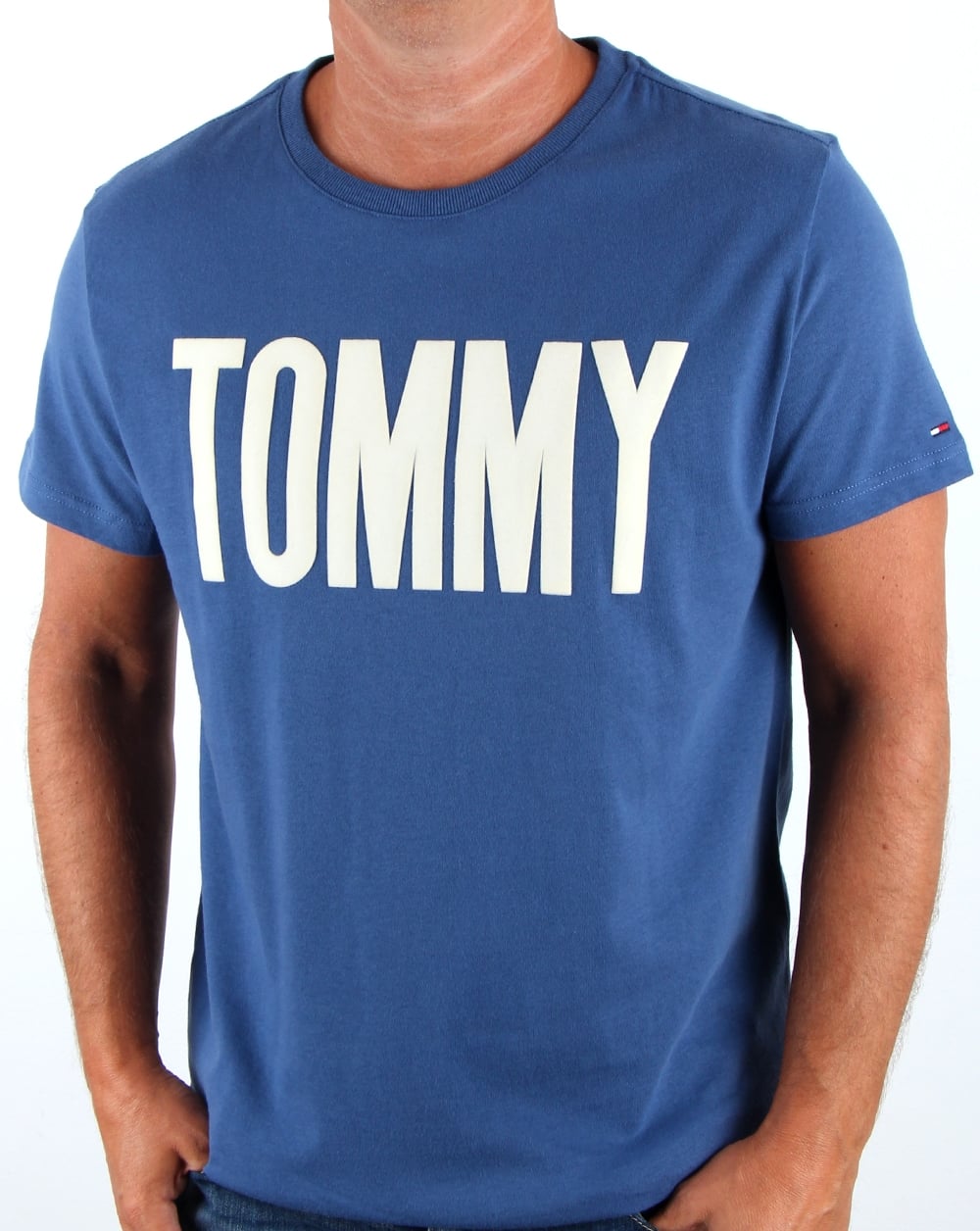 Tommy Hilfiger Logo T Shirt True Navy