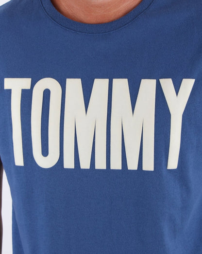 Tommy Hilfiger Logo T Shirt True Navy