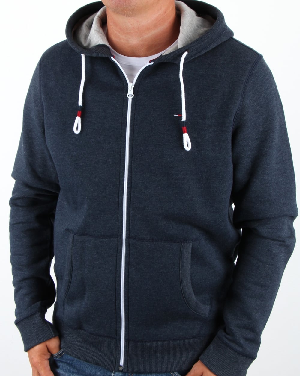 Tommy Hilfiger Cotton Fleece Hoody Navy