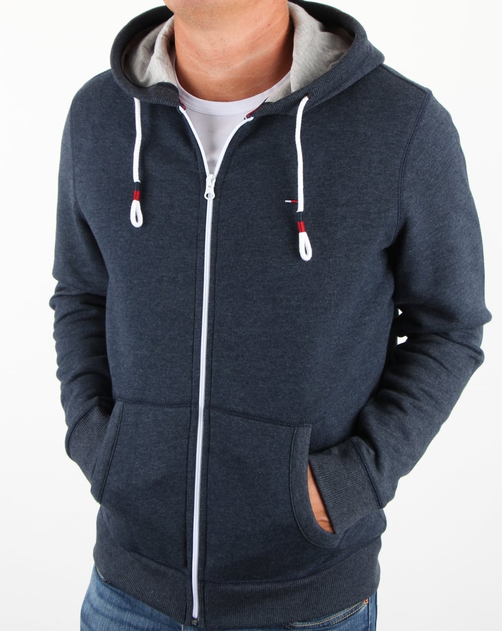 Tommy Hilfiger Cotton Fleece Hoody Navy