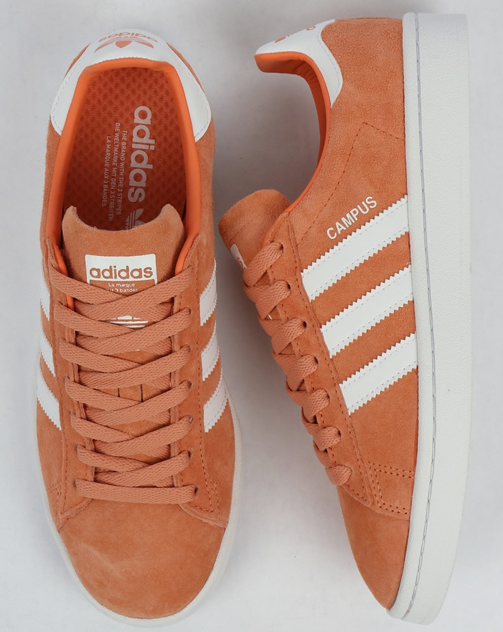 Adidas Campus Trainers Easy Orange/White