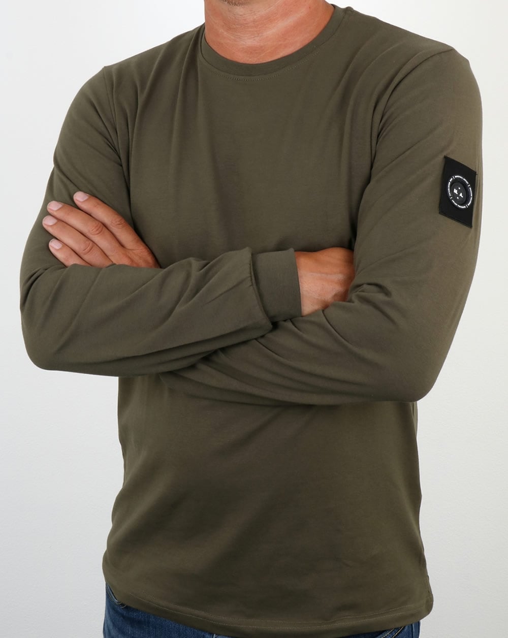Marshall Artist Siren Long Sleeve T Shirt Khaki