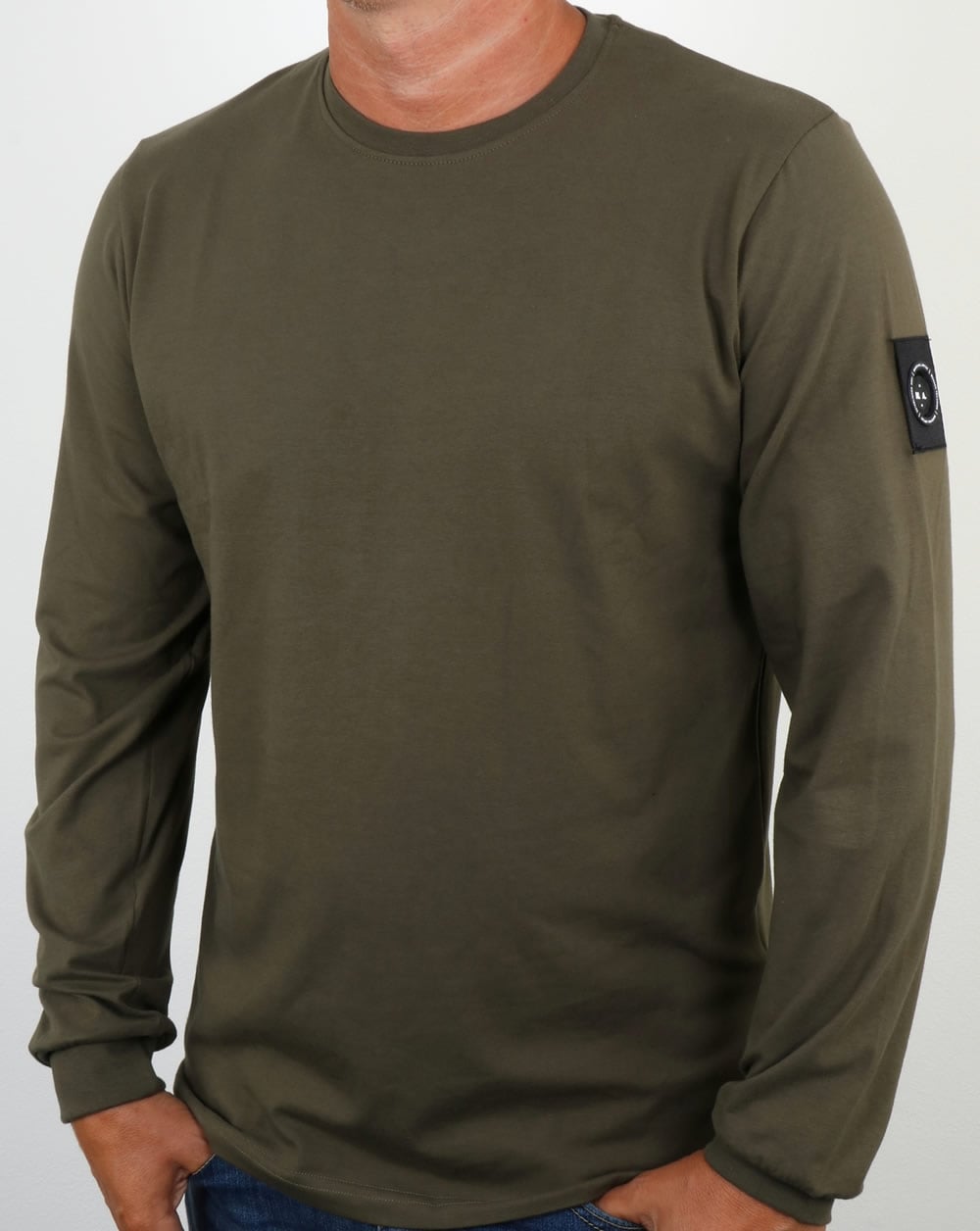 Marshall Artist Siren Long Sleeve T Shirt Khaki