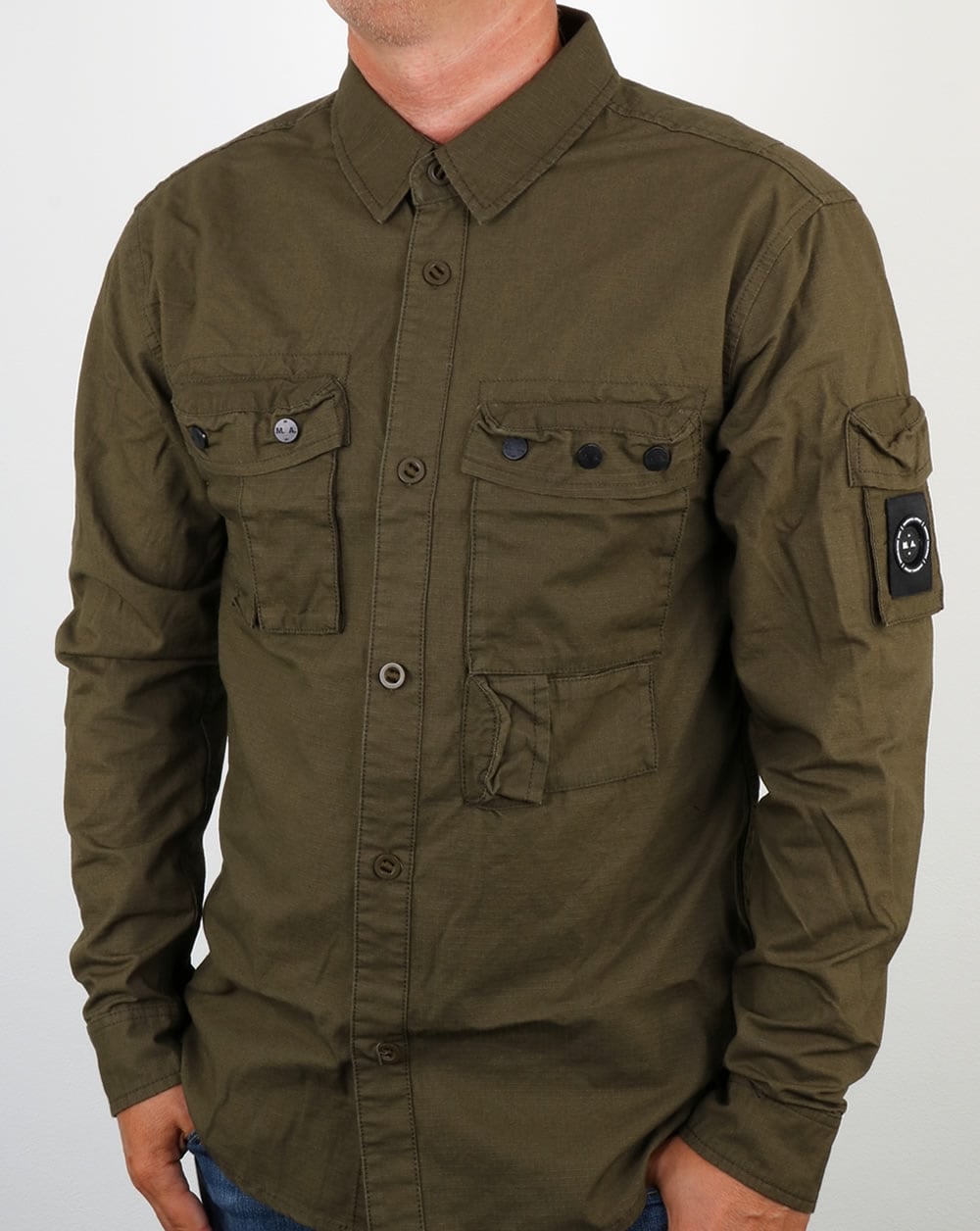 Marshall Artist Ripstop Overshirt Khaki