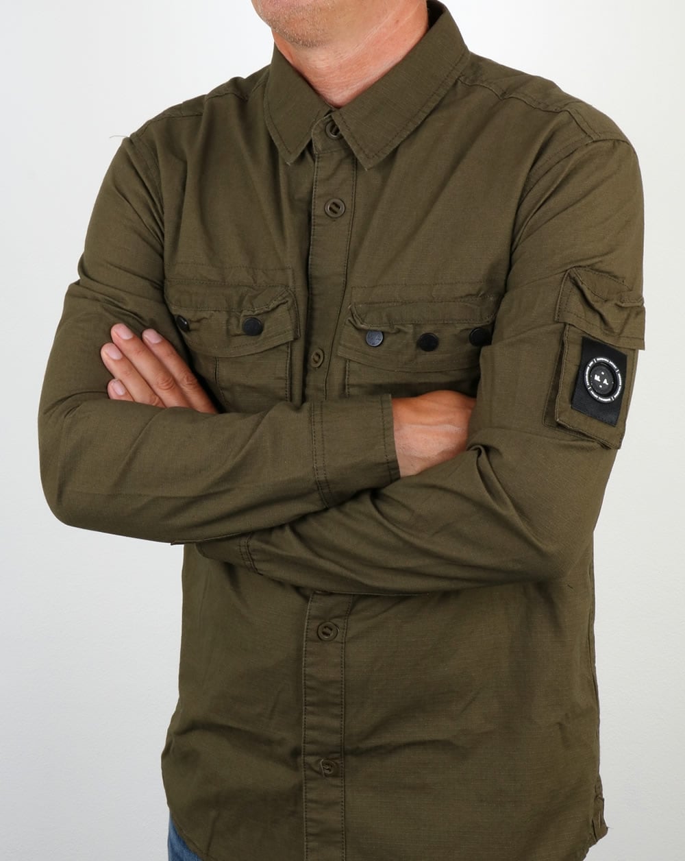 Marshall Artist Ripstop Overshirt Khaki