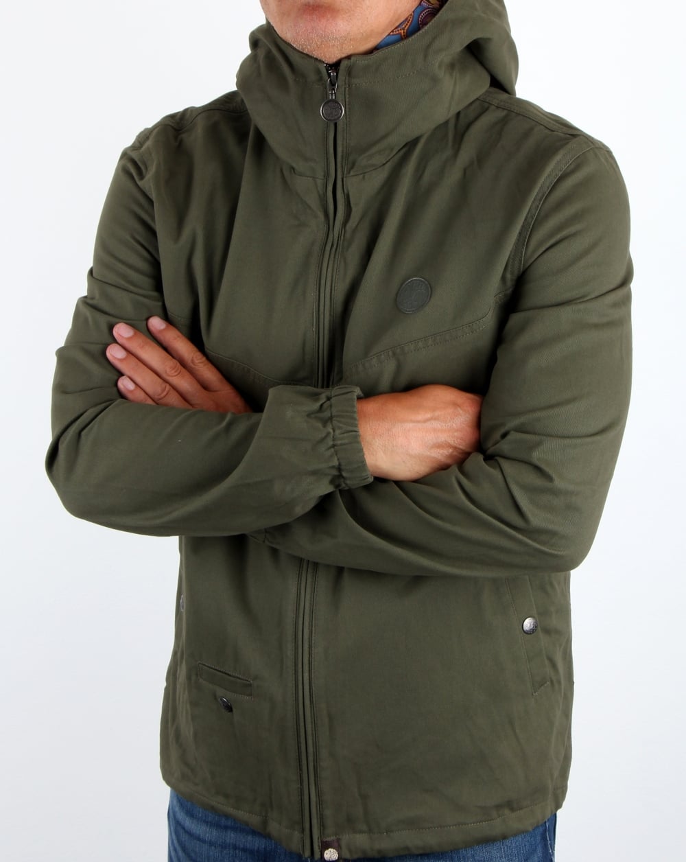 Pretty Green Classic Jacket Khaki