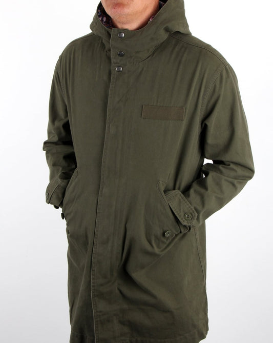 Pretty Green Pretty Green Cassidy Parka Khaki