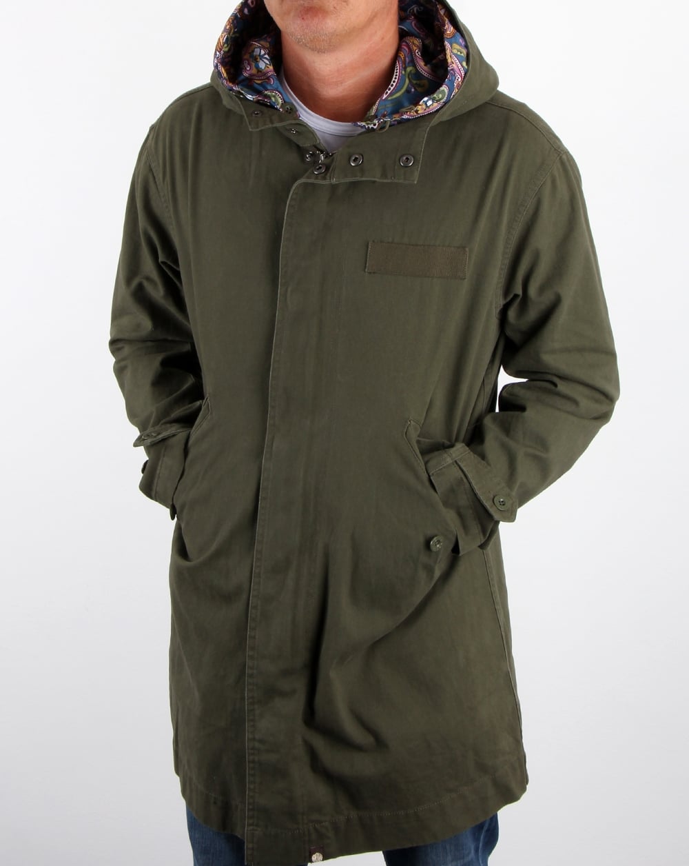 Pretty Green Cassidy Parka Khaki