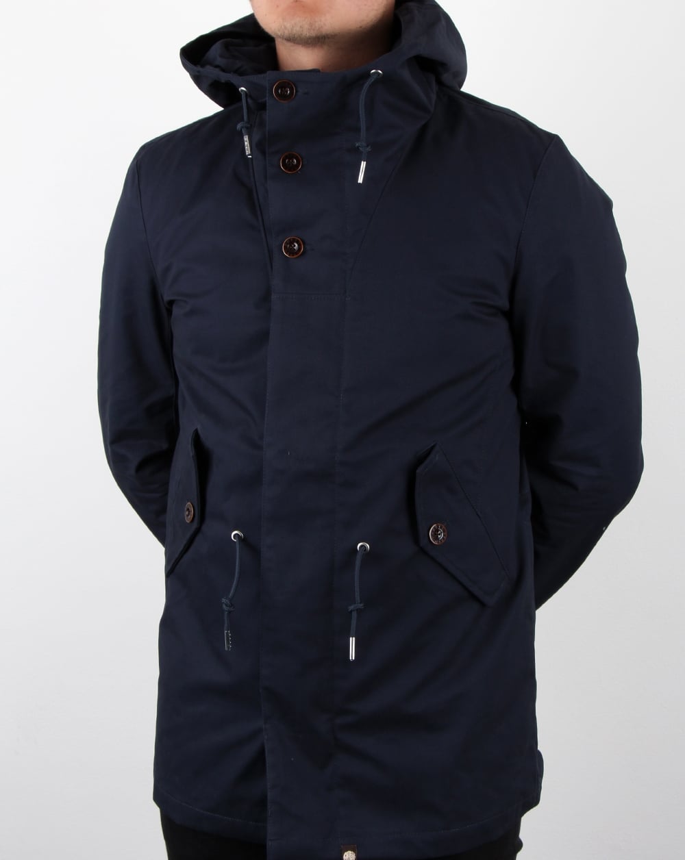 Pretty Green Baxter Parka Navy