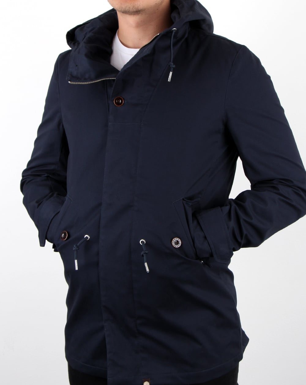 Pretty Green Baxter Parka Navy