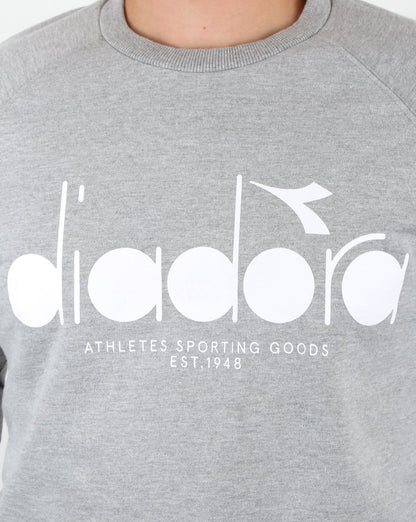 Diadora Logo Sweatshirt Grey Melange