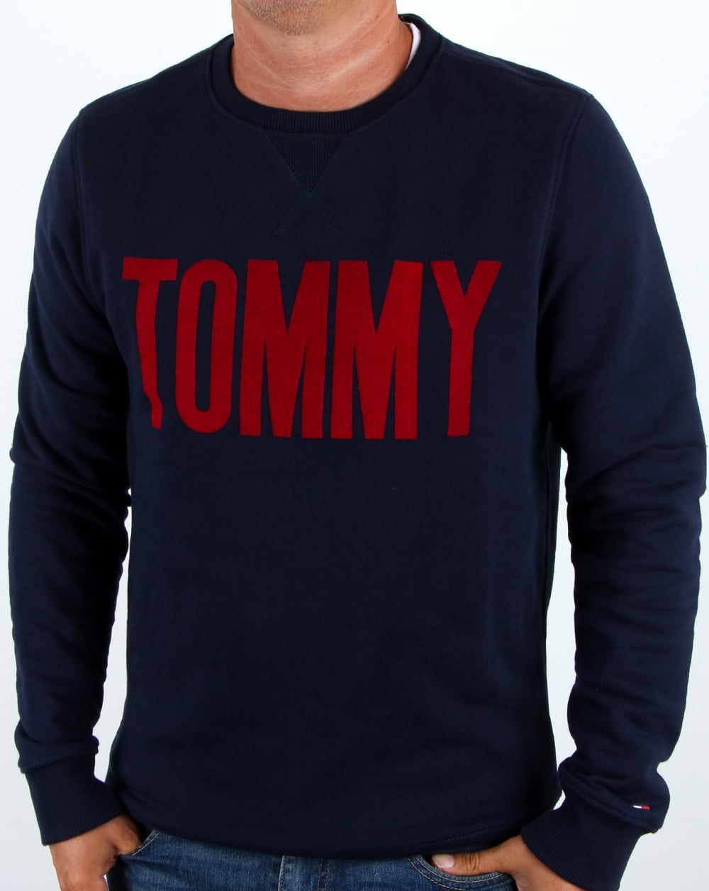 Tommy Hilfiger Logo Sweatshirt Navy