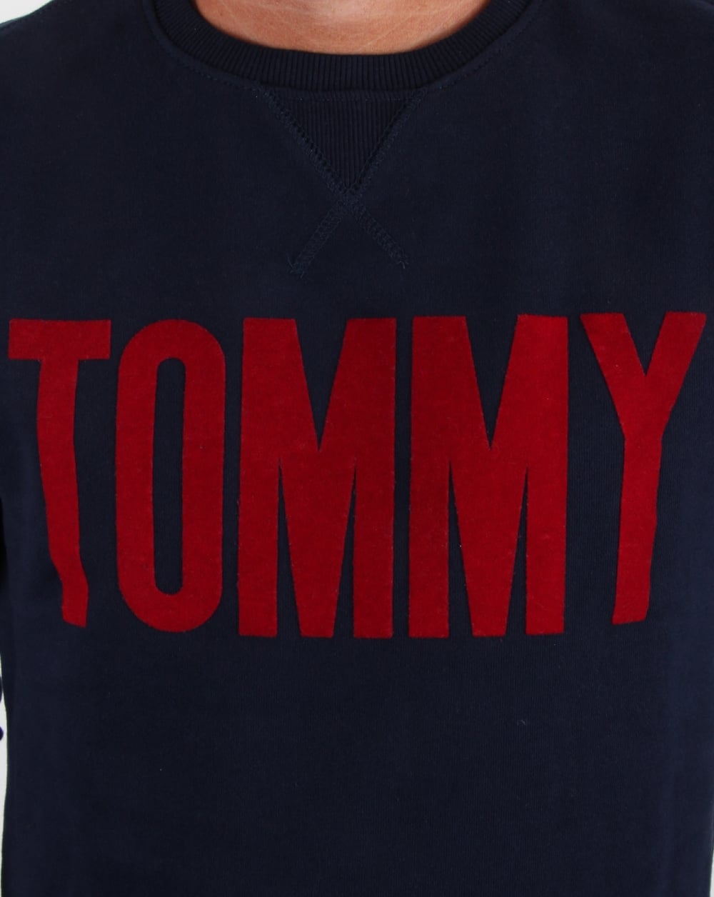 Tommy Hilfiger Logo Sweatshirt Navy
