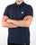 Pretty Green Polka Dot Polo Navy