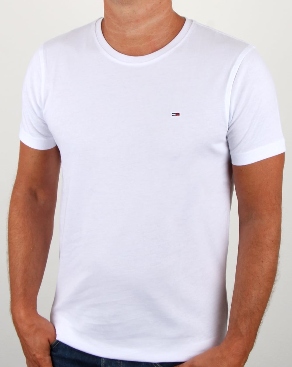 Tommy Jeans Crew Neck T Shirt White