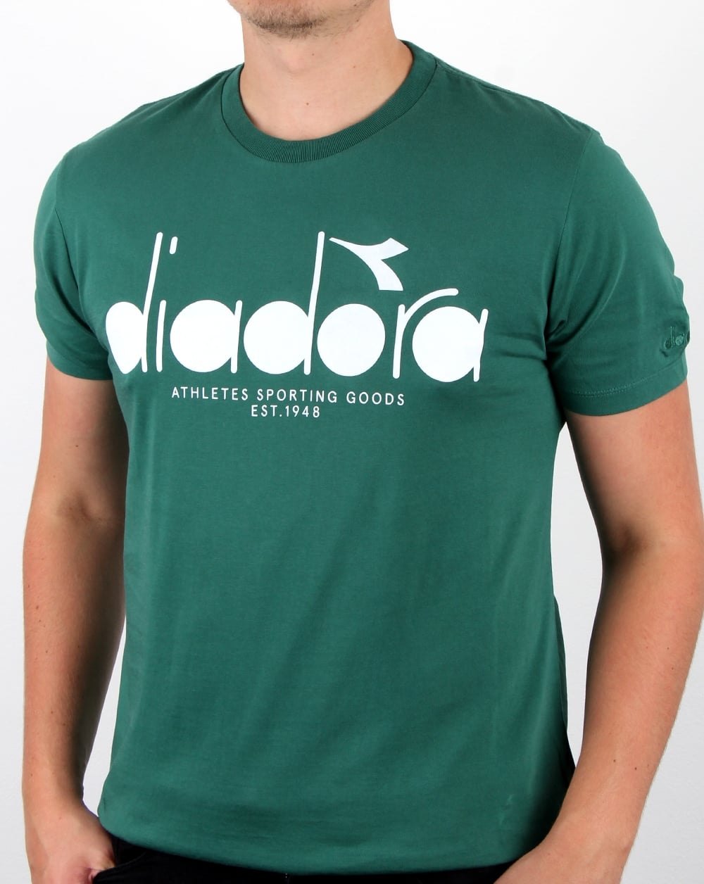 Diadora Logo T-shirt Posy Green