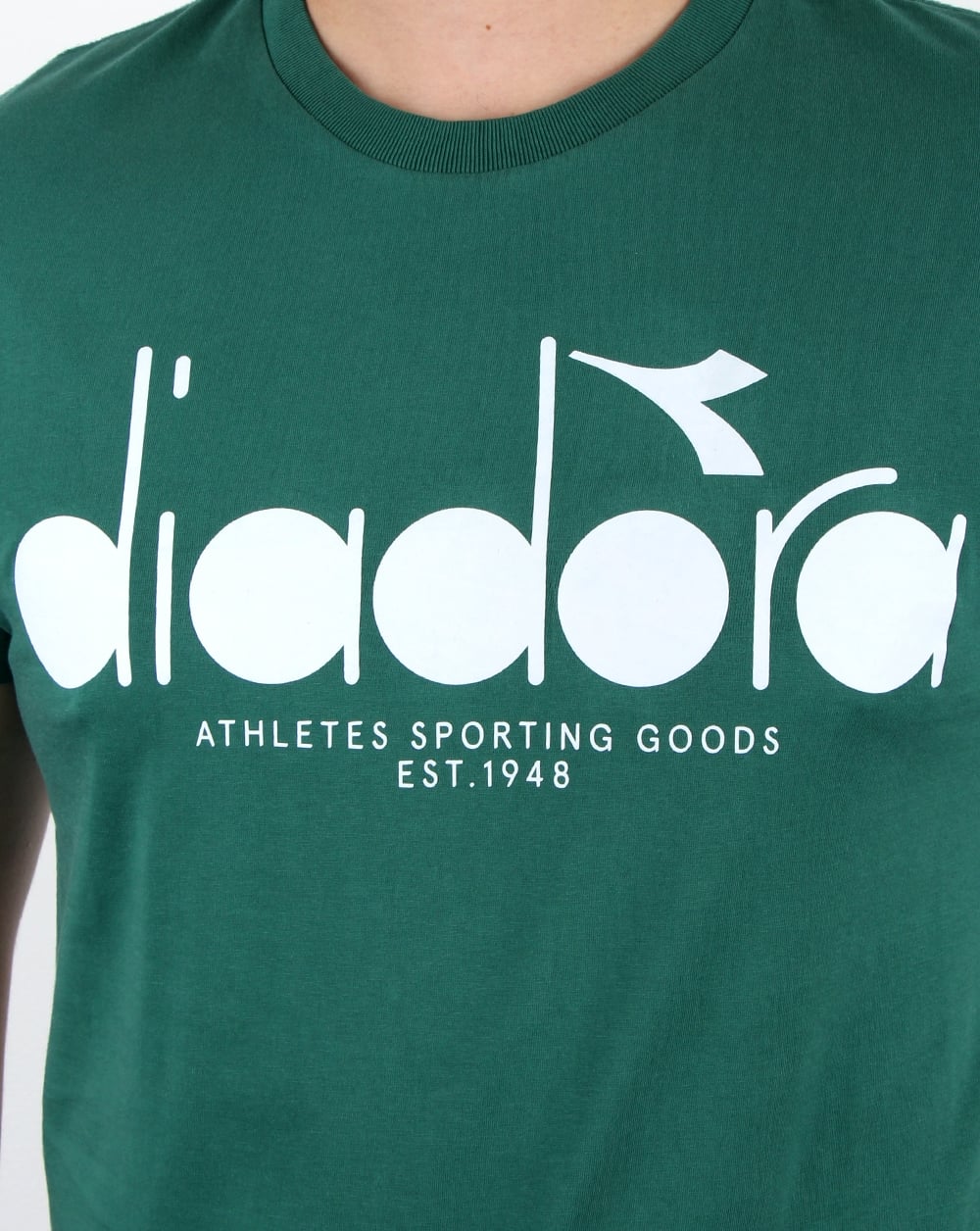Diadora Logo T-shirt Posy Green