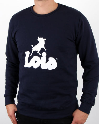 Lois Logo Sweatshirt Navy
