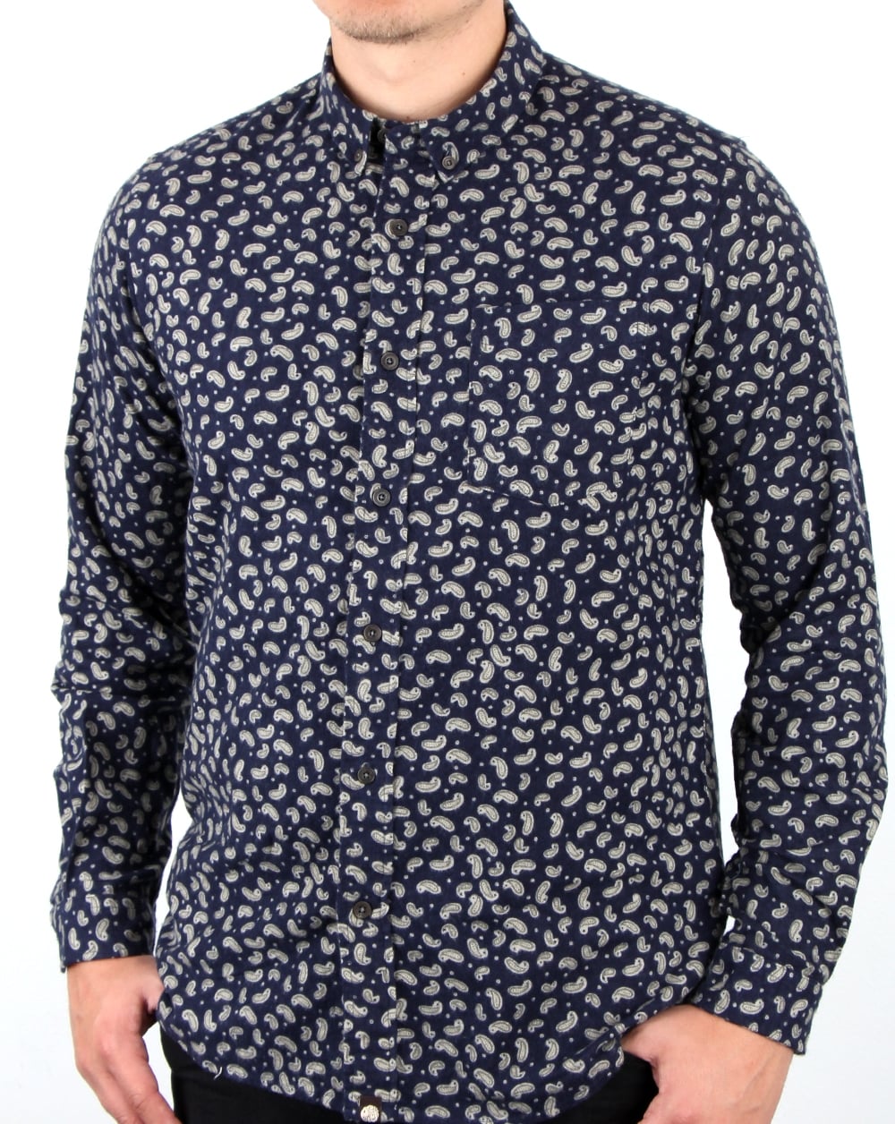 Pretty Green Chidlow Shirt Navy