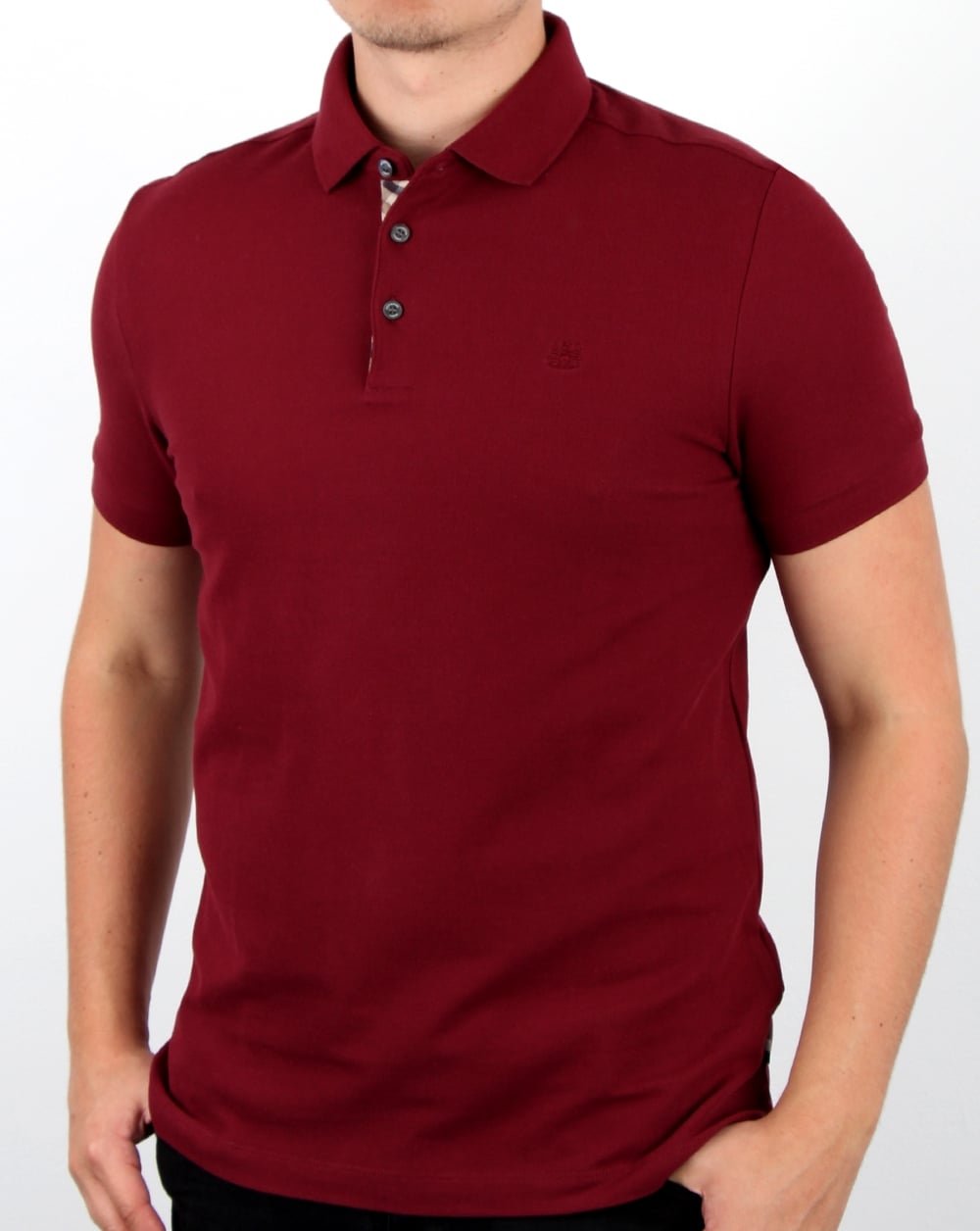 Aquascutum Hillington Polo Shirt Bordeaux