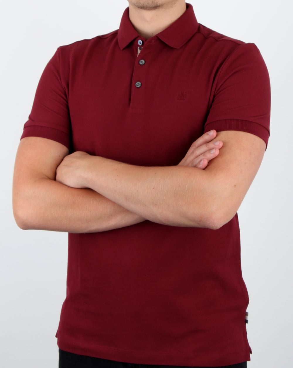 Aquascutum Hillington Polo Shirt Bordeaux